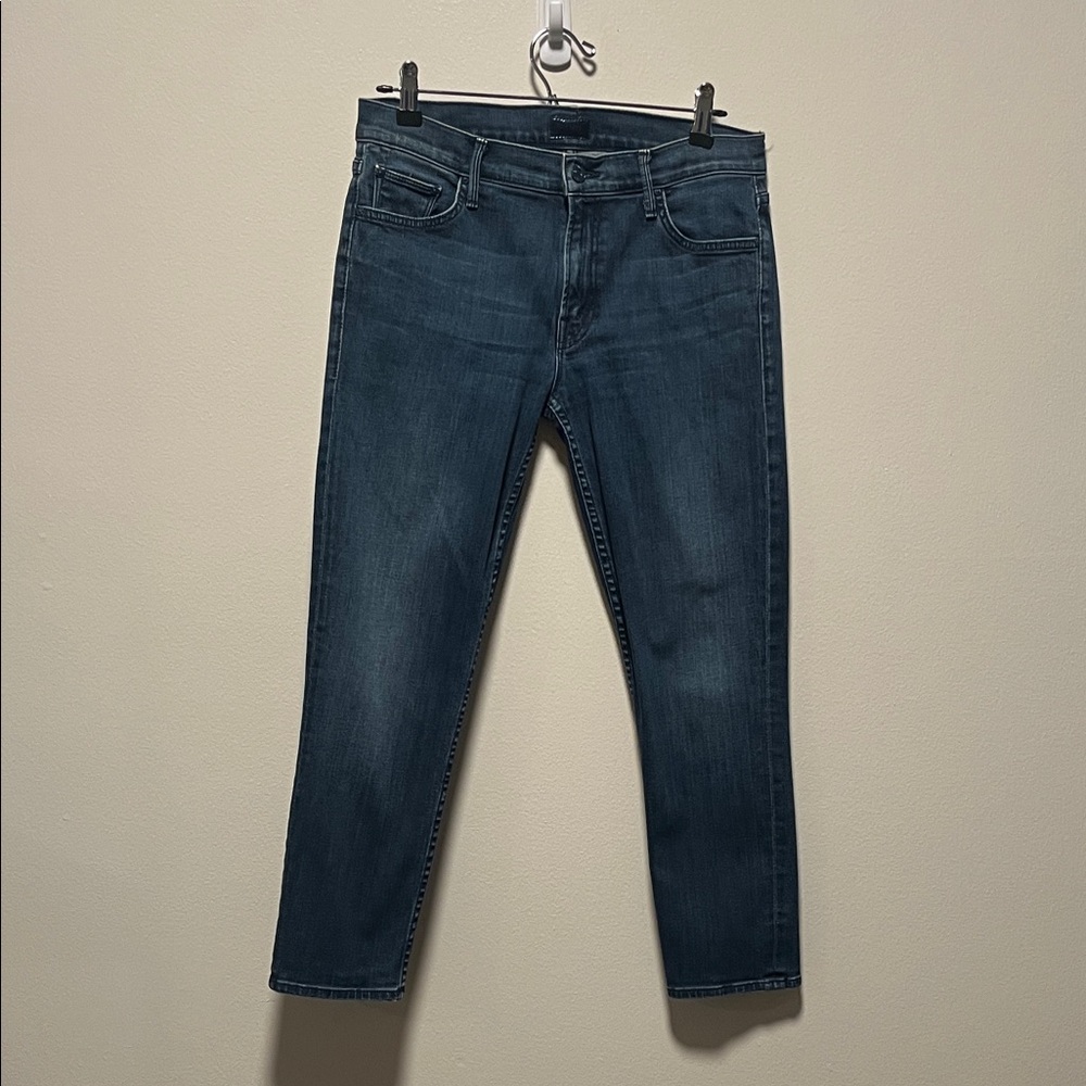 MOTHER Jeans, The Dropout, Cropped, Color Montana Sky, Size 28